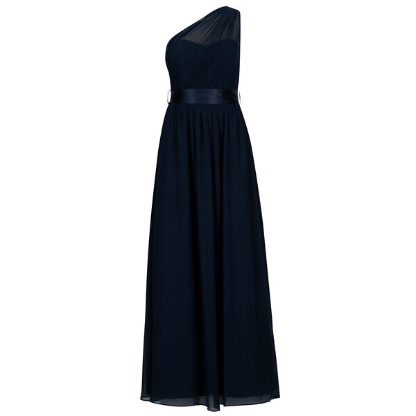 Rochie maxi bleumarin asimetrica Dorothy Perkins