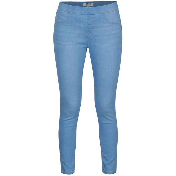 Jeggins albastru deschis cu talie inalta Dorothy Perkins Petite