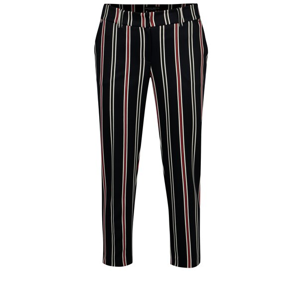 Pantaloni cropped bleumarin in dungi Dorothy Perkins