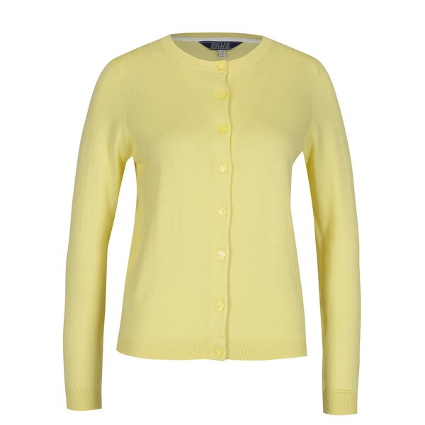 Cardigan crop galben pentru femei - Tom Joule