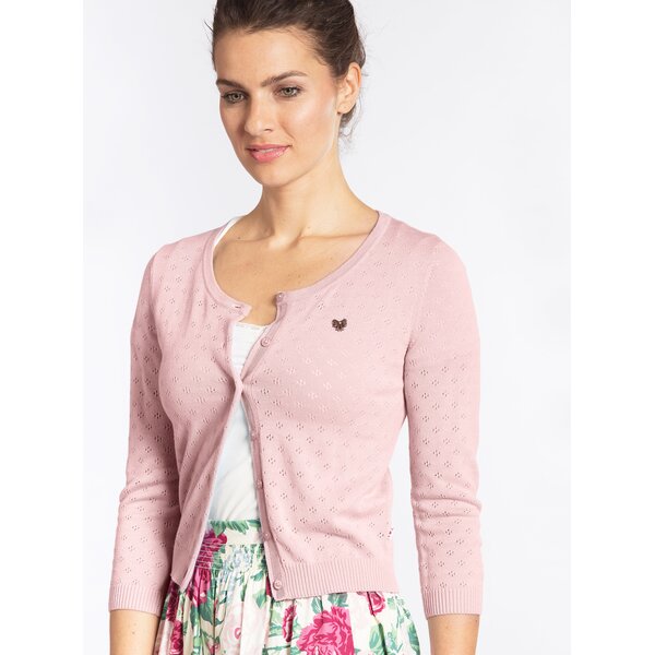 Cardigan subtire roz deschis - Blutsgeschwister