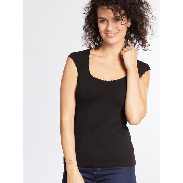 Top negru - Blutsgeschwister