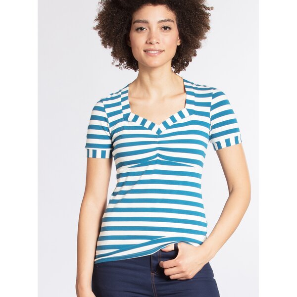 Tricou albastru in dungi Blutsgeschwister