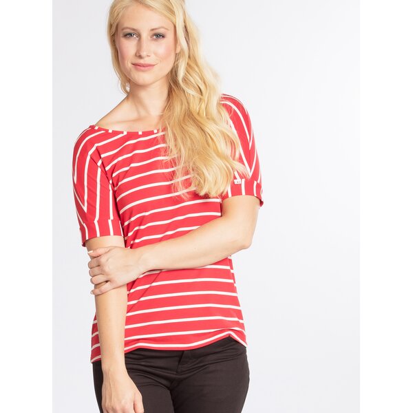 Tricou rosu&crem in dungi - Blutsgeschwister