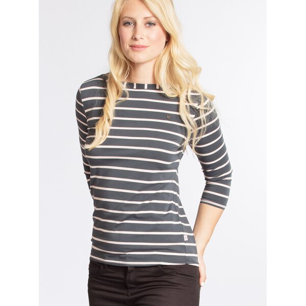 Bluza roz&gri in dungi cu maneci 3/4 - Blutsgeschwister