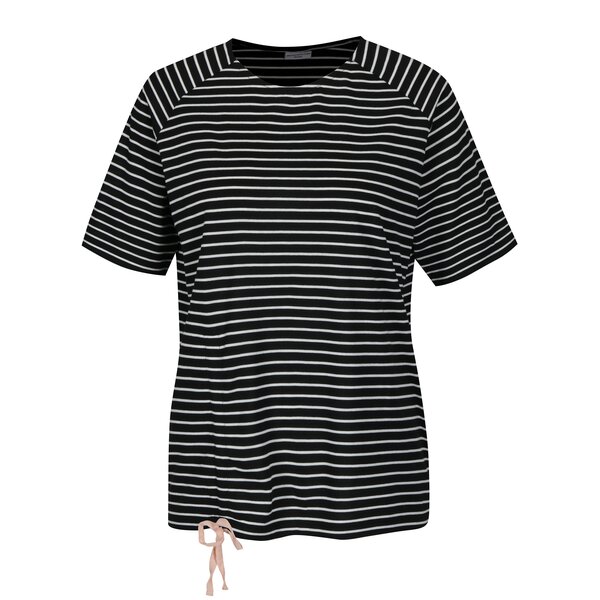 Tricou cu dungi si snur la terminatie Jacqueline de Yong Buzz