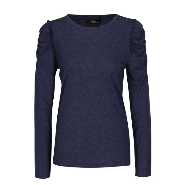 Bluza bleumarin cu maneci incretite Jacqueline de Yong Fanny