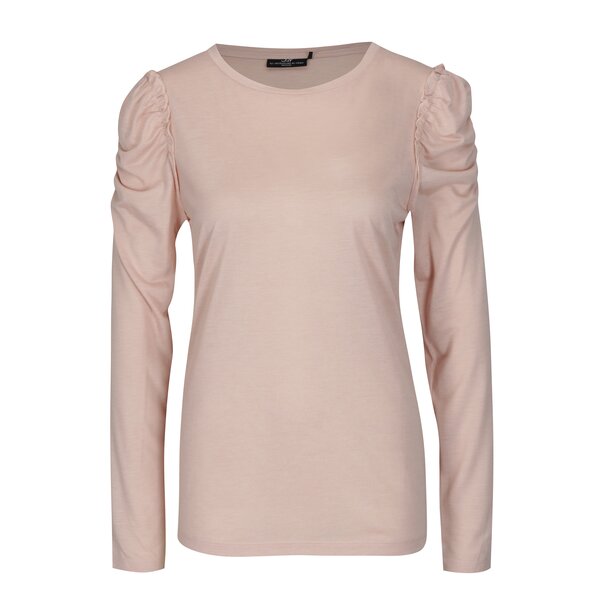 Bluza roz prafuit cu maneci incretite Jacqueline de Yong Fanny