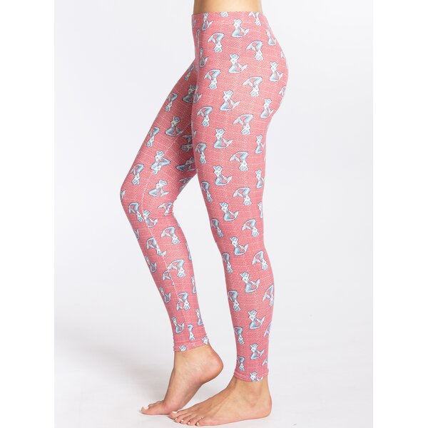 Colanti rosii cu print sirene Blutsgeschwister