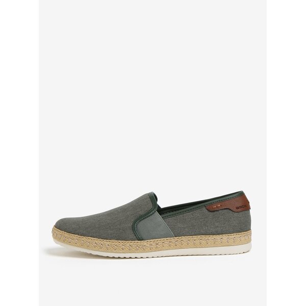 Espadrile verde inchis pentru barbati - Geox Copacabana