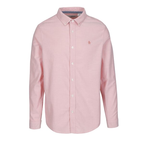 Camasa roz cu maneci lungi - Original Penguin Oxford