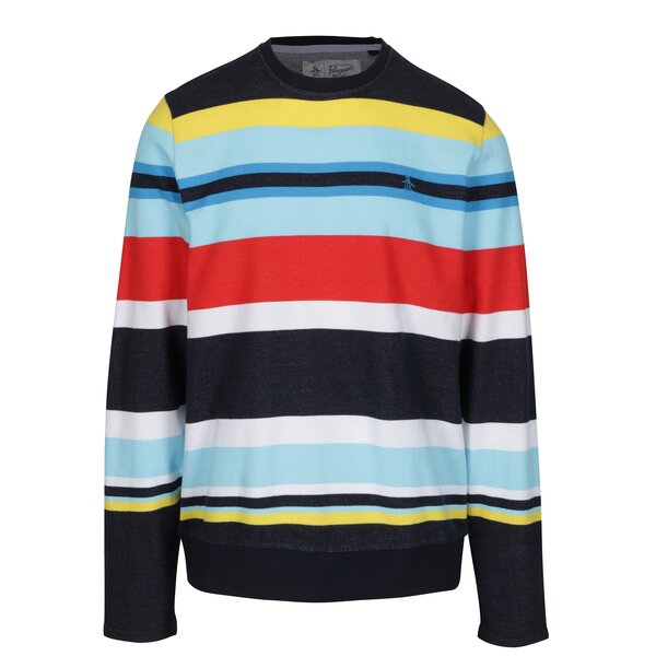 Bluza multicolora cu model in dungi - Original Penguin Engineered