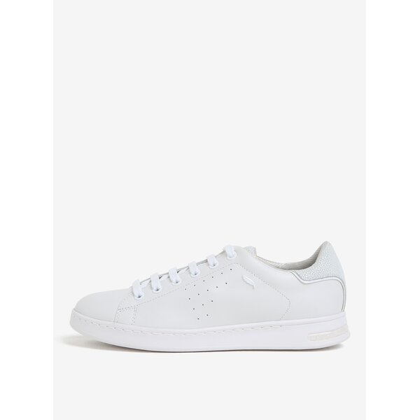 Pantofi sport albi cu model delicat pentru femei Geox Jaysen