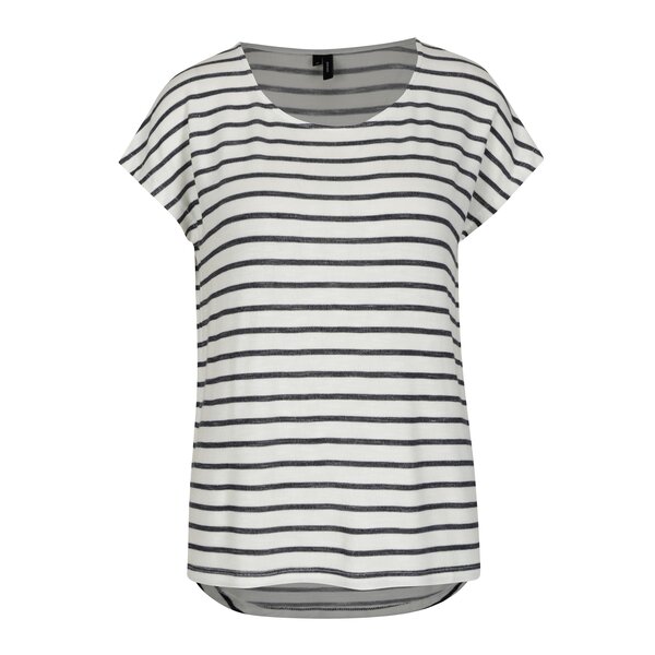 Tricou cu print in dungi VERO MODA Wide