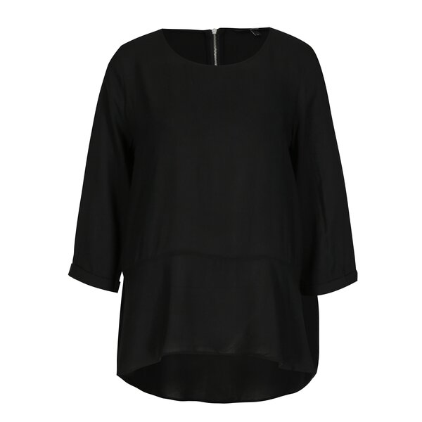 Bluza neagra lejera cu fermoar VERO MODA Boca