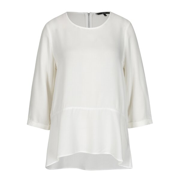 Bluza alba lejera cu fermoar VERO MODA Boca