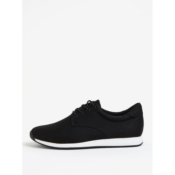 Pantofi sport negri cu model in relief pentru femei Vagabond Kasai
