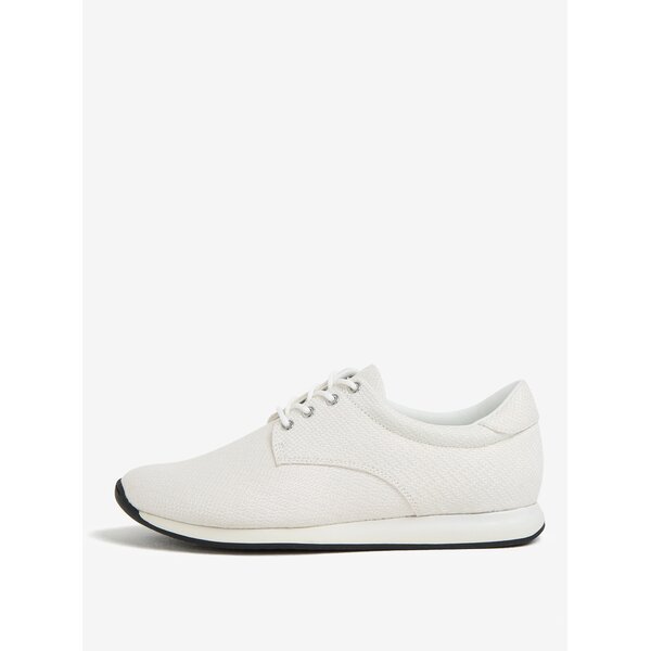 Pantofi sport albi cu model in relief pentru femei Vagabond Kasai