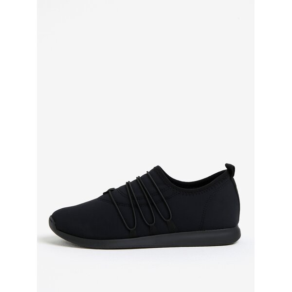 Pantofi sport negri cu siret decorativ pentru femei Vagabond Kasai