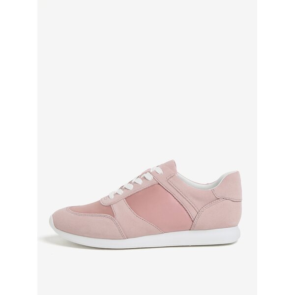 Pantofi sport roz cu piele intoarsa pentru femei Vagabond Kasai