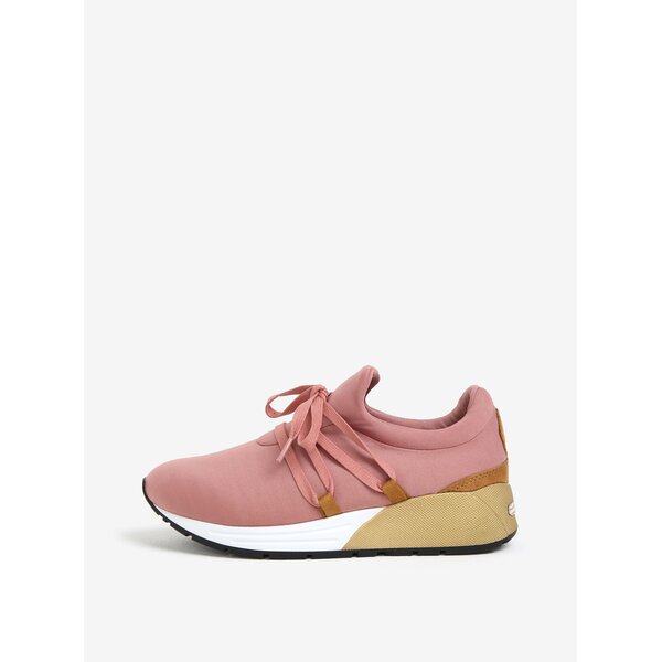 Pantofi sport roz cu platforma - Pieces Mary