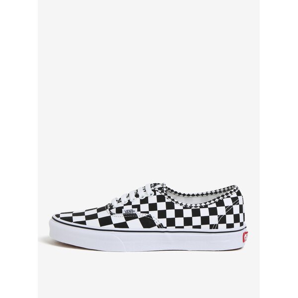 Tenisi unisex alb cu negru VANS Authentic