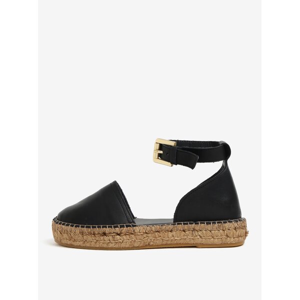 Espadrile negre cu bareta pe glezna - Royal RepubliQ