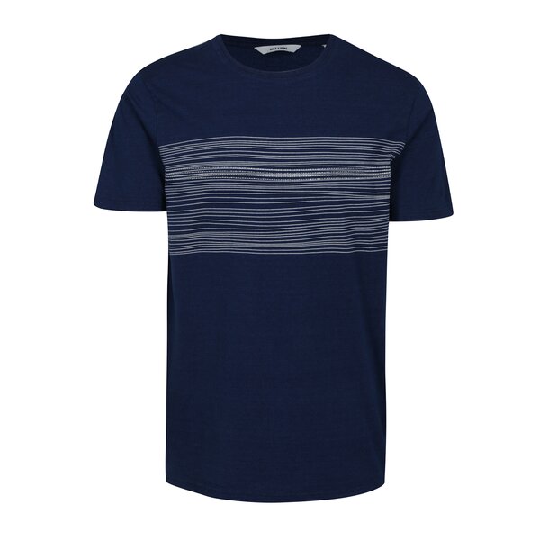 Tricou bleumarin cu print ONLY & SONS Sanford