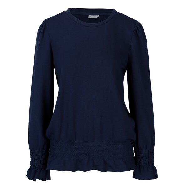 Bluza bleumarin cu terminatii elastice Jacqueline de Yong Neel