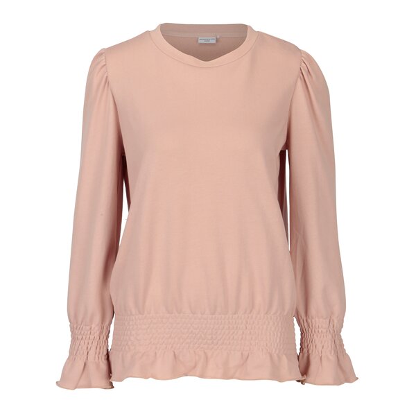 Bluza roz somon cu terminatii elastice Jacqueline de Yong Neel