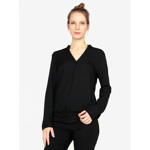 Tunica neagra cu maneci lungi pentru femei - s.Oliver