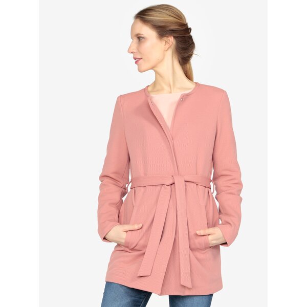 Pardesiu roz cu umeri intariti - VERO MODA Mira