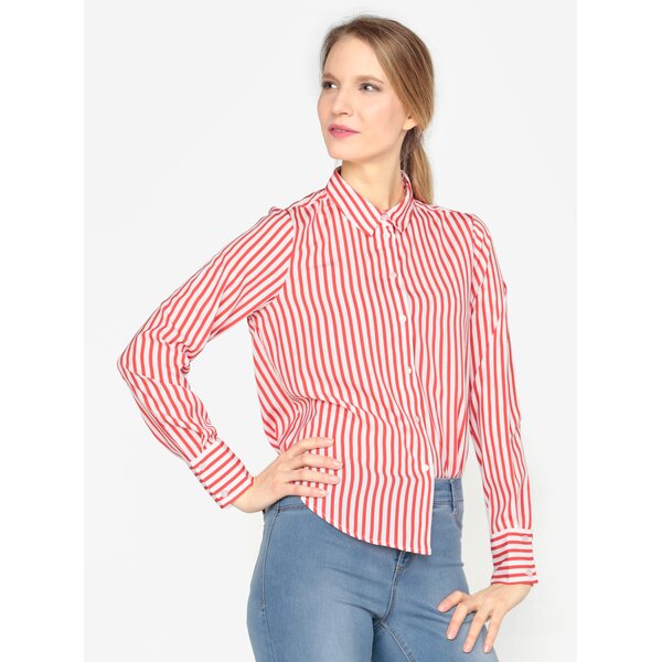 Camasa rosie in dungi VERO MODA Nicky