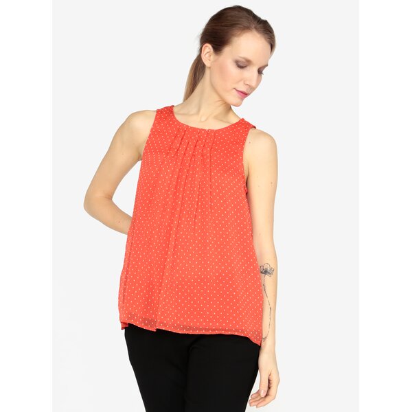 Top rosu cu buline VERO MODA Lotta