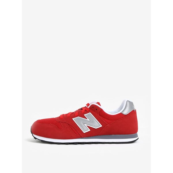 Pantofi sport rosii din piele intoarsa cu detalii din plasa pentru barbati - New Balance ML373