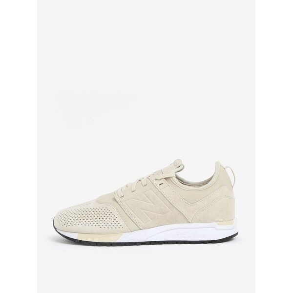 Pantofi sport crem din piele intoarsa pentru barbati New Balance MRL247