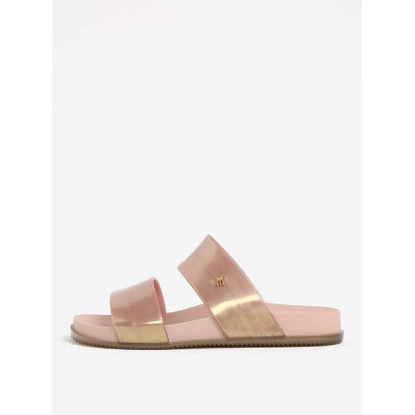 Papuci roz cu barete stralucitoare Melissa Cosmic