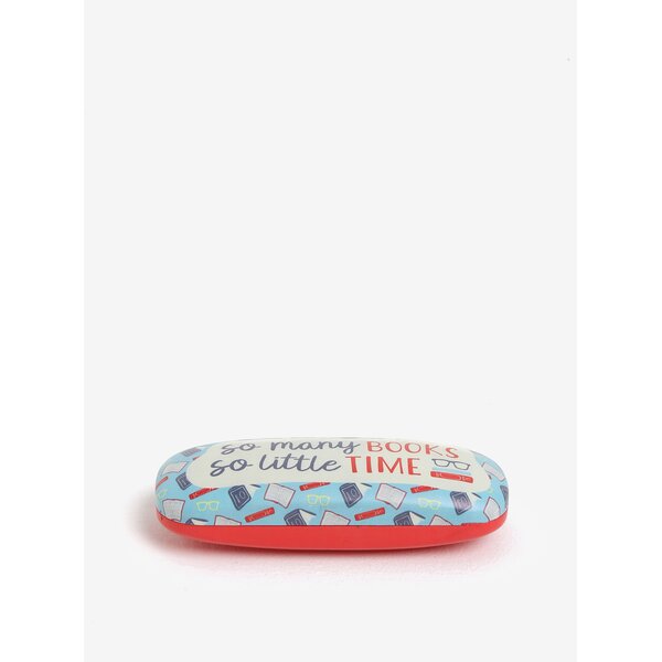 Etui albastru & rosu cu print - CGB