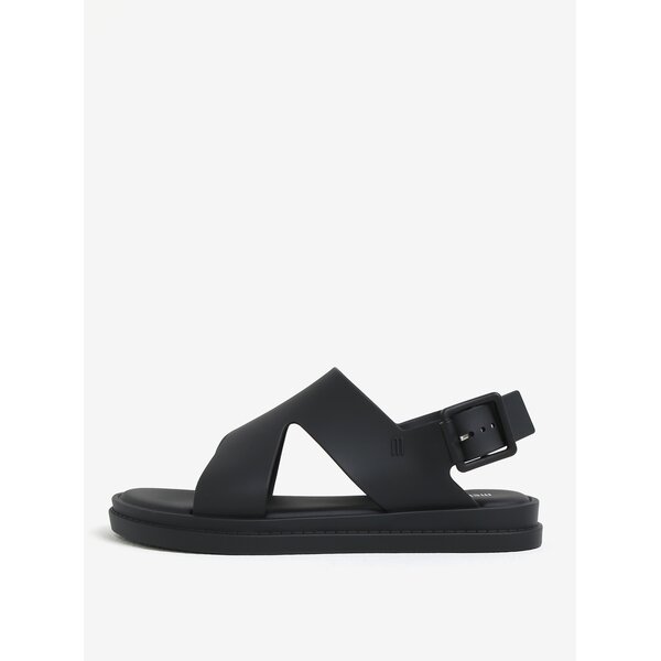 Sandale negre cu aspect mat Melissa Free