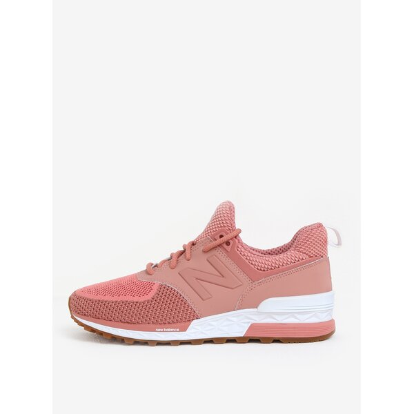 Pantofi sport roz-prafuit pentru femei New Balance WS574