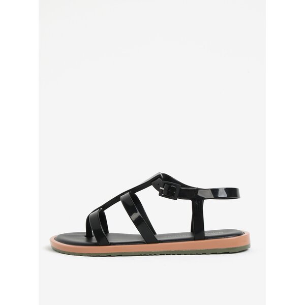 Sandale negre impermeabile Melissa Caribe Verao