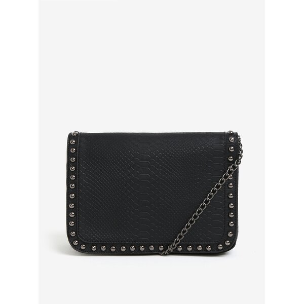 Geanta plic neagra cu tinte si lant MISSGUIDED