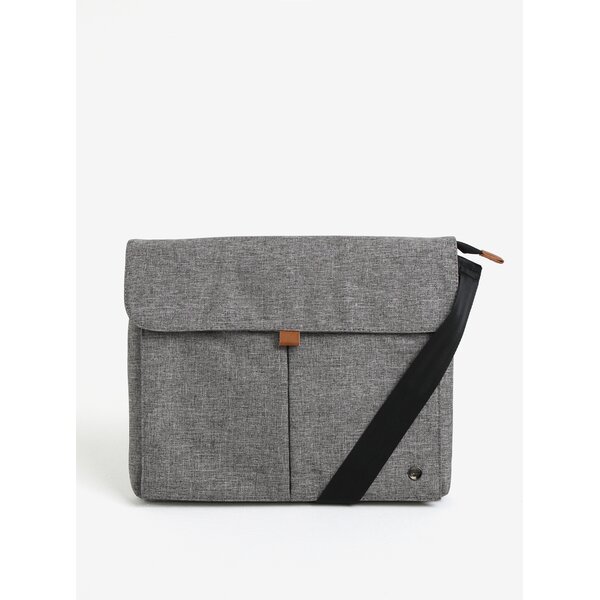 Geanta impermemabila gri melanj pentru laptop de 13 - PKG