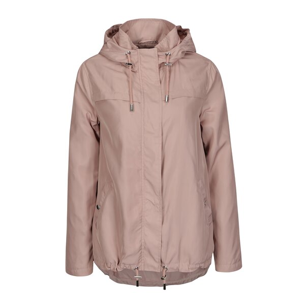 Jacheta roz prafuit cu gluga si buzunare - Dorothy Perkins
