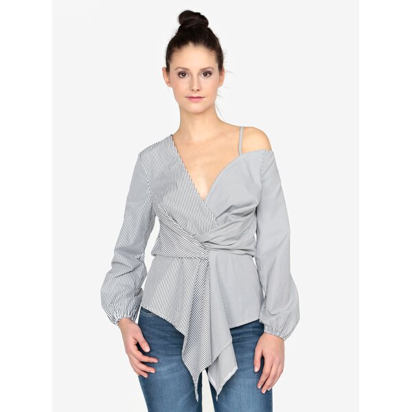 Bluza in dungi asimetrica MISSGUIDED