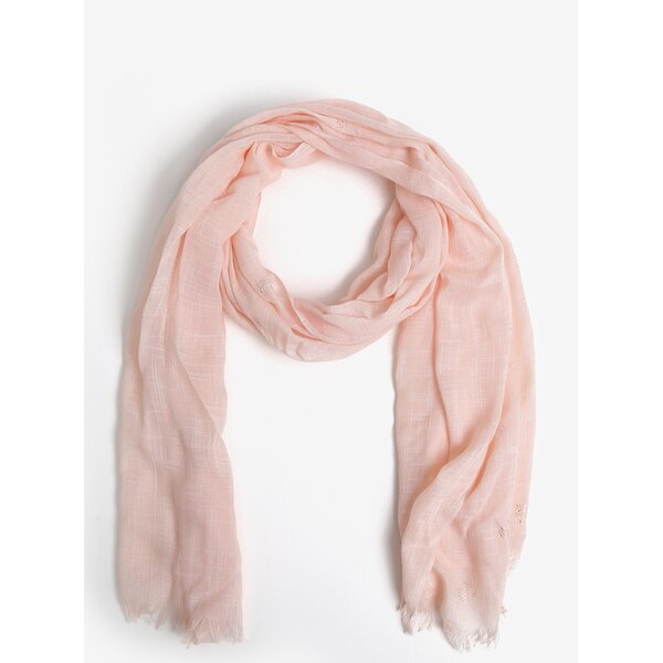 Esarfa roz cu franjuri Dorothy Perkins