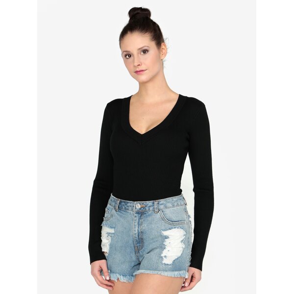 Pulover negru cu anchior MISSGUIDED