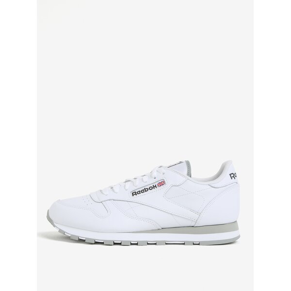 Pantofi sport albi din piele pentru barbati Reebok