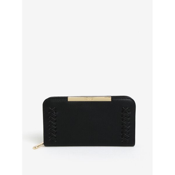 Portofel negru cu detalii decorative - Bessie London
