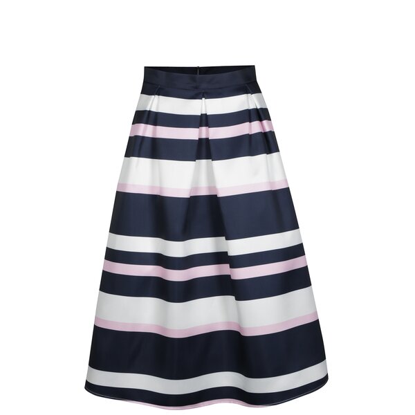Fusta midi cu dungi Dorothy Perkins
